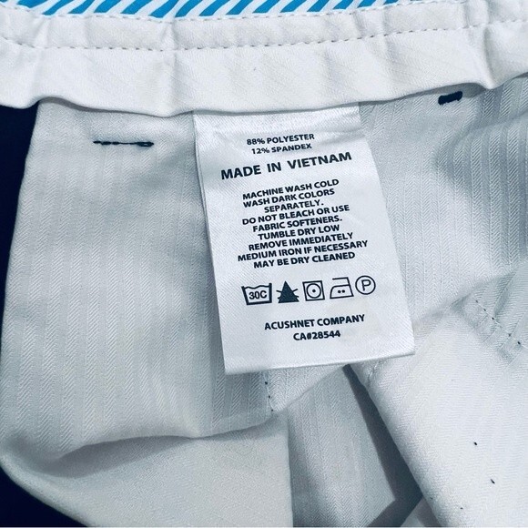 FootJoy Men's Navy Golf Performance Stretch Trousers in Size 34 x 30 - Picture 12 of 12